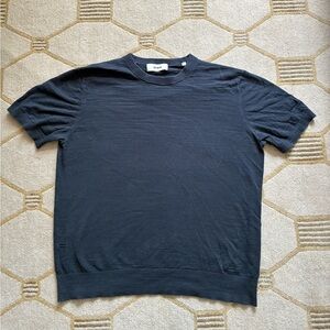 Buck Mason Short Sleeve Cotton Sweater Large